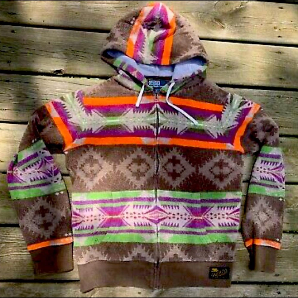Vintage Polo Aztec Navajo Hoodie